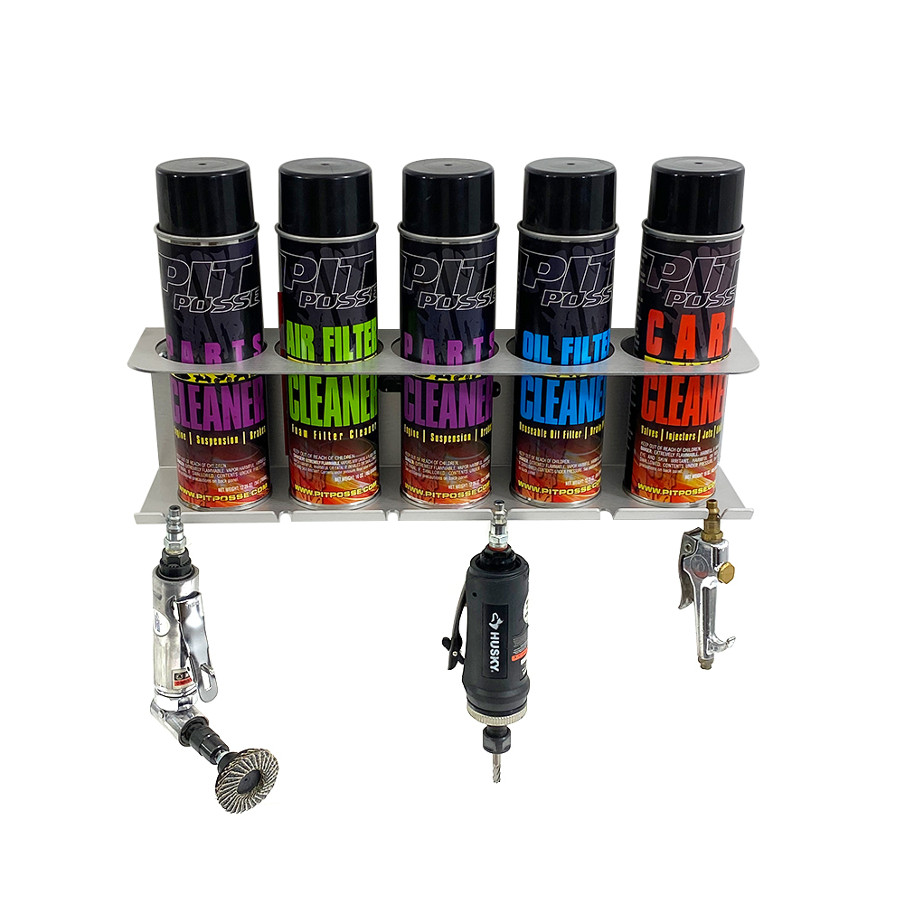 Pit Posse Air Tool/Aerosol Rack Combo