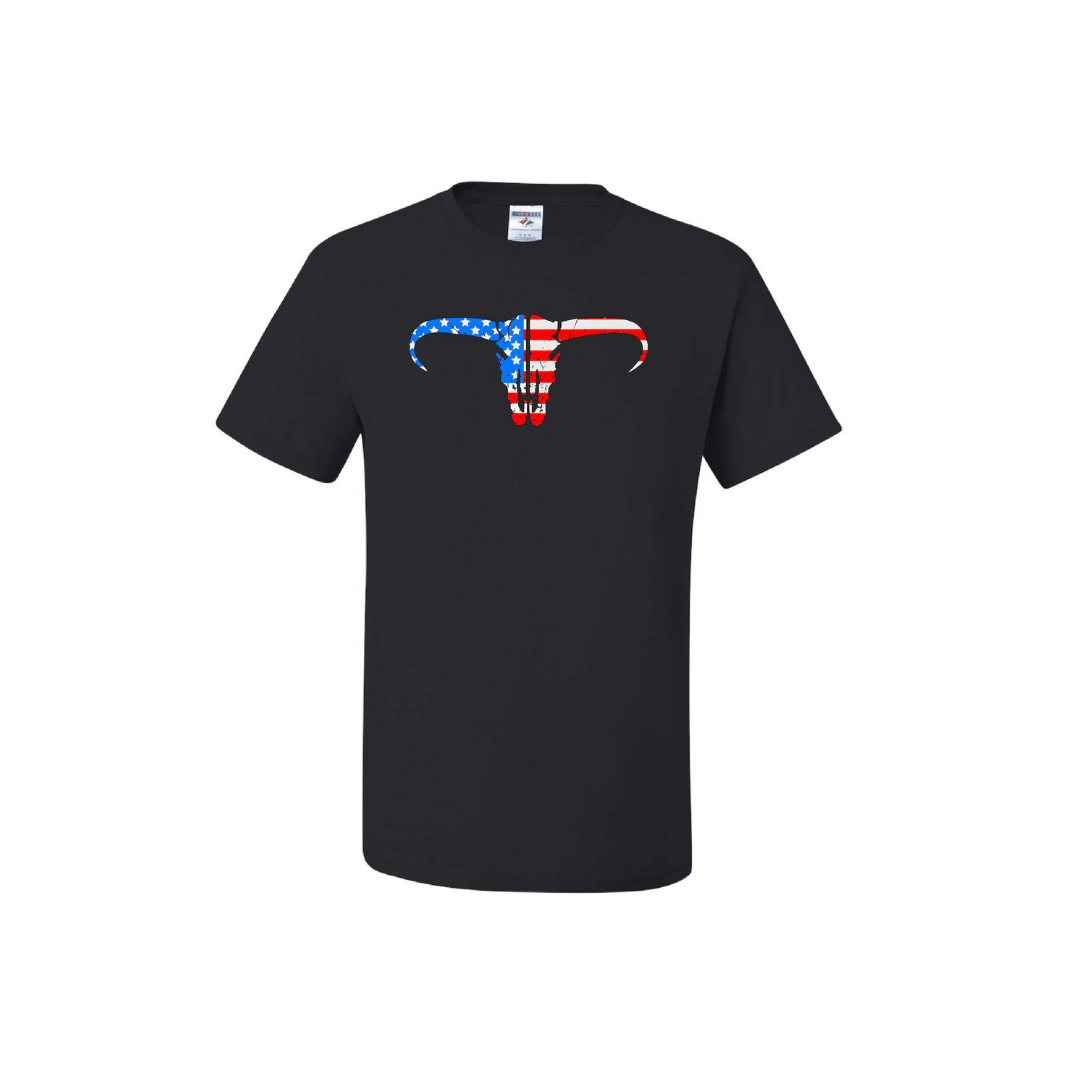 Pit Posse USA Cow Head Tee XX-Large