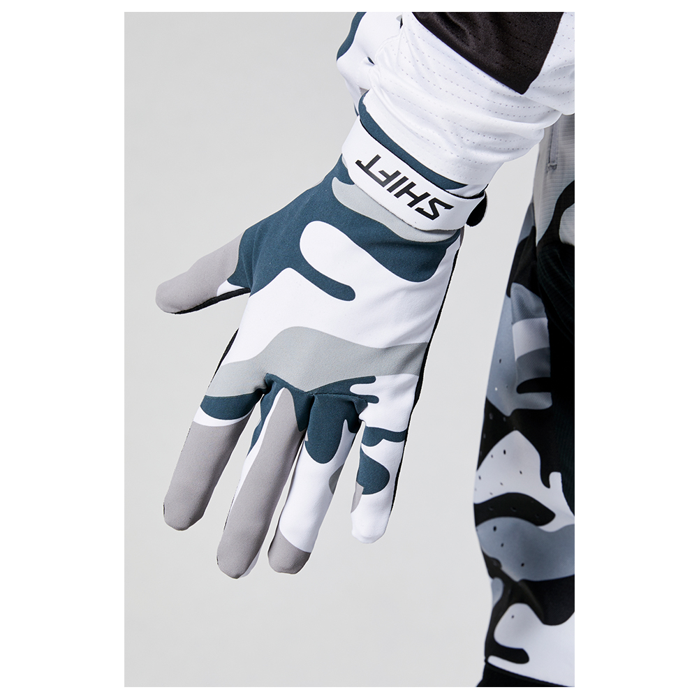 Shift Black Label Snow Camo Invsbl Gloves